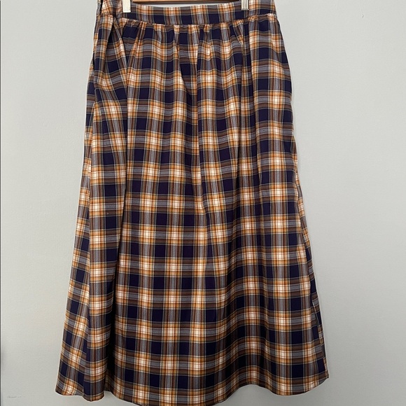 Alice’s Pig purple and orange plaid skirt. - Picture 4 of 7